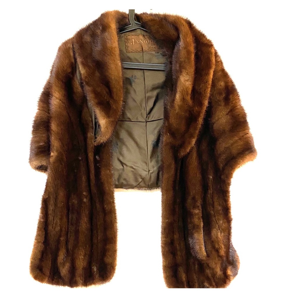 Mink Fur Stole Vintage